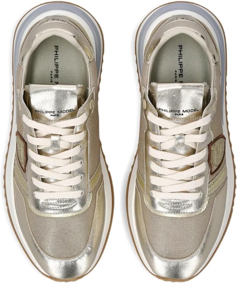 Philippe Model Paris Tropez 2.1 low-top sneakers met schildpatch Goud - Foto 2