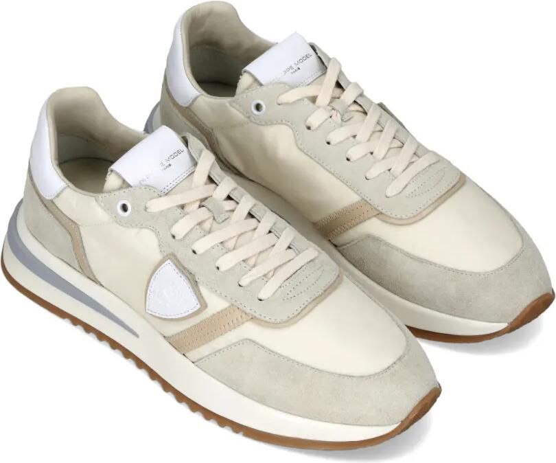 Philippe Model Paris Tropez 2.1 low-top sneakers met triangel patch Beige - Foto 3