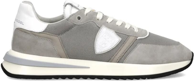 Philippe Model Paris Tropez 2.1 sneakers met shield-patch Grijs