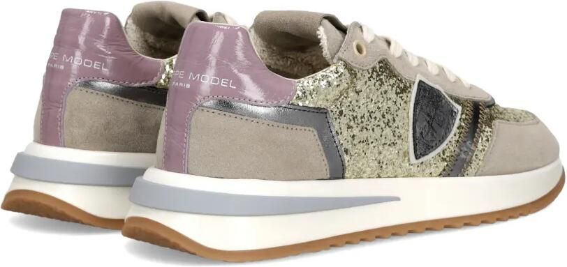 Philippe Model Paris Tropez 2.1 sneakers verfraaid met glitters Goud - Foto 4