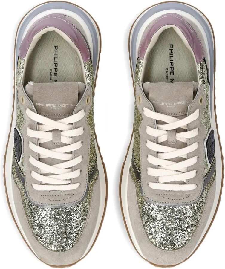 Philippe Model Paris Tropez 2.1 sneakers verfraaid met glitters Goud - Foto 3