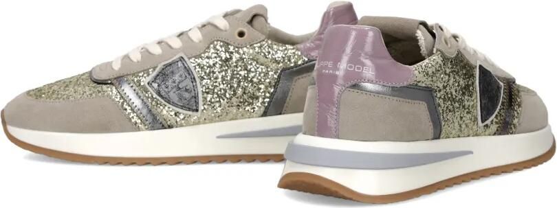 Philippe Model Paris Tropez 2.1 sneakers verfraaid met glitters Goud - Foto 5