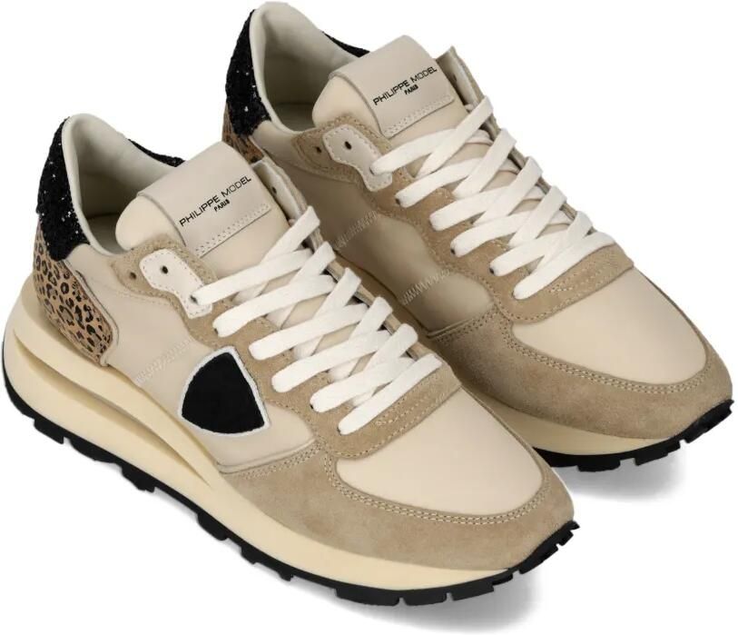 Philippe Model Paris Tropez Haute sneakers met dierenprint Beige - Foto 3