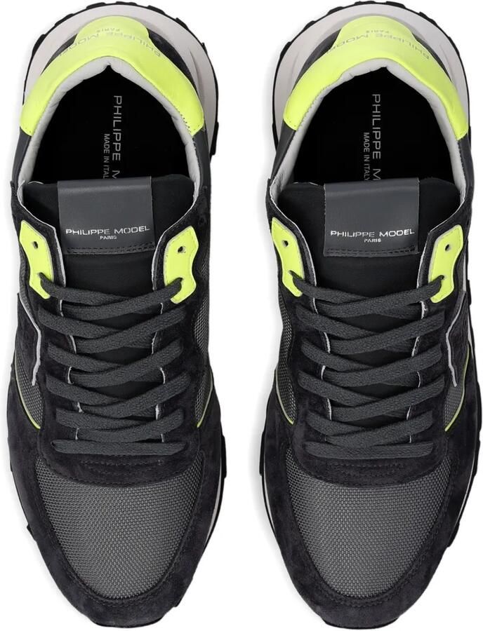 Philippe Model Paris Tropez Haute sneakers met mesh vlakken Grijs - Foto 2