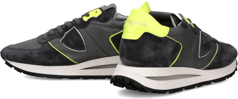 Philippe Model Paris Tropez Haute sneakers met mesh vlakken Grijs - Foto 5