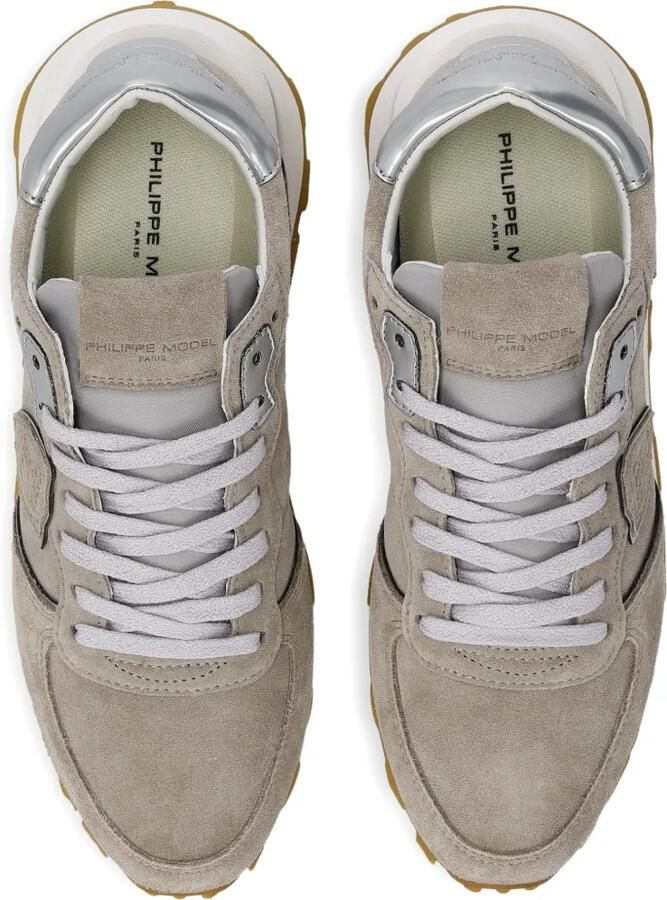 Philippe Model Paris Tropez Haute sneakers met metallic hak Grijs - Foto 2