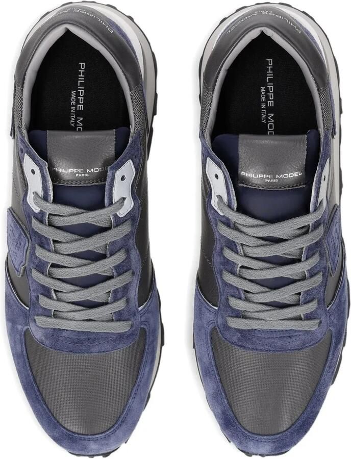 Philippe Model Paris Tropez Haute sneakers met suède vlakken Grijs - Foto 2