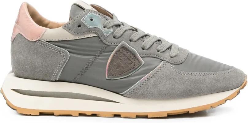 Philippe Model Paris Tropez Haute sneakers met suède vlakken Grijs - Foto 1