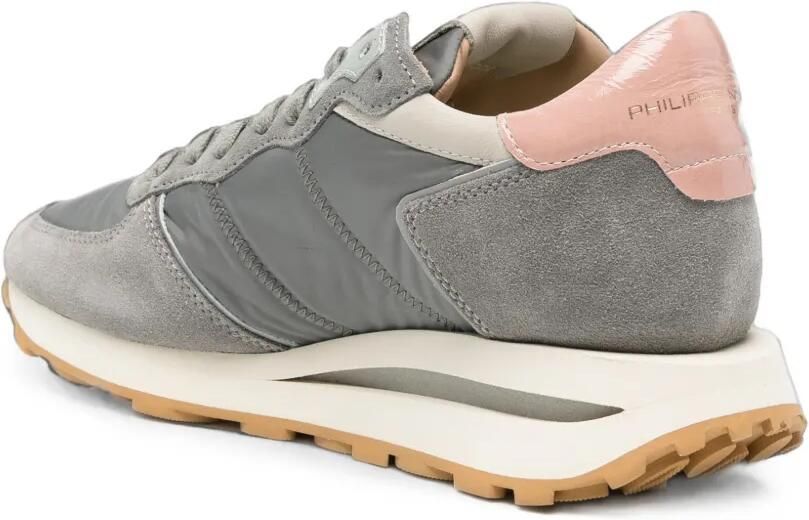 Philippe Model Paris Tropez Haute sneakers met suède vlakken Grijs - Foto 3