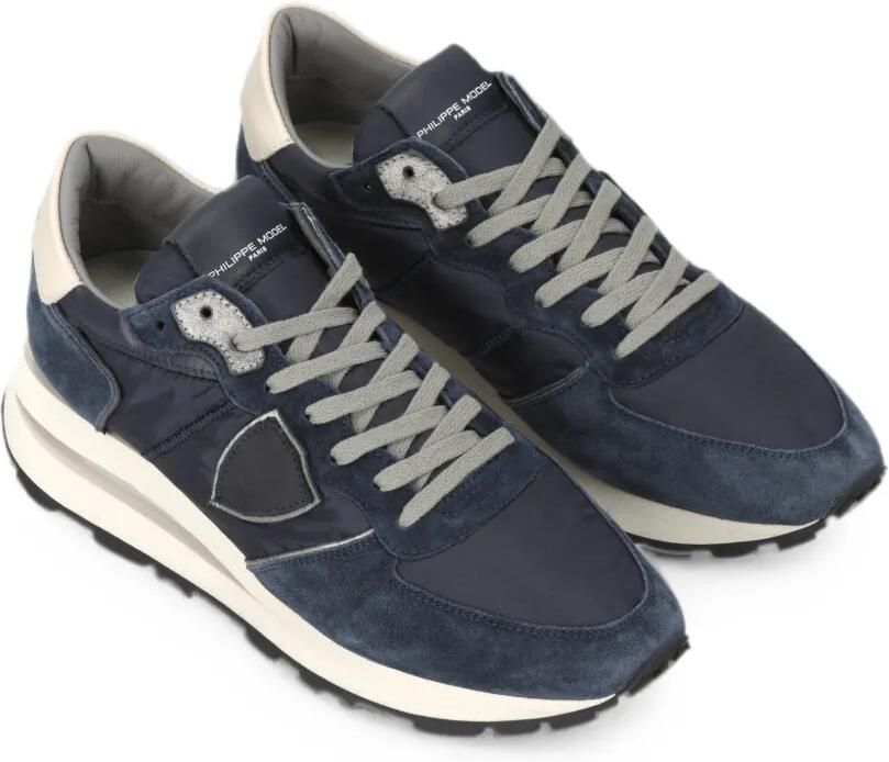 Philippe Model Paris Tropez Haute sneakers met vlakken Blauw - Foto 3