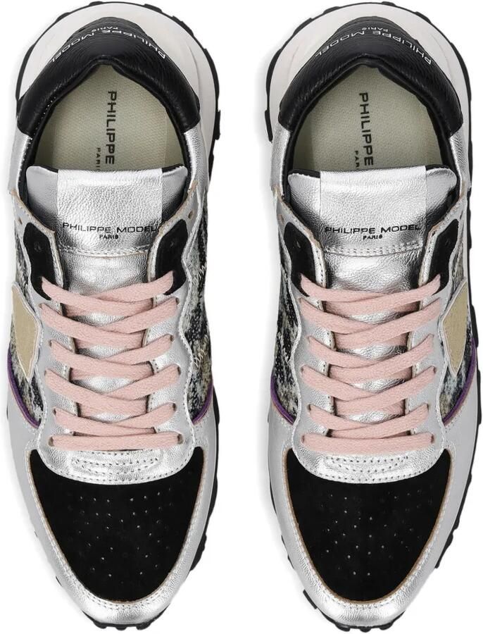 Philippe Model Paris Tropez Haute sneakers met vlakken Zilver - Foto 2