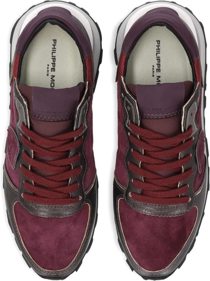 Philippe Model Paris Tropez Haute suède leren sneakers Paars - Foto 2