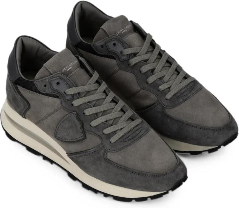 Philippe Model Paris Tropez Haute suède sneakers Grijs - Foto 3