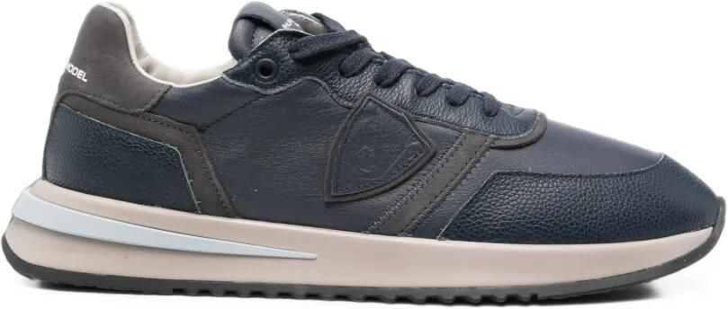 Philippe Model Paris Tropez sneakers met vlakken Blauw
