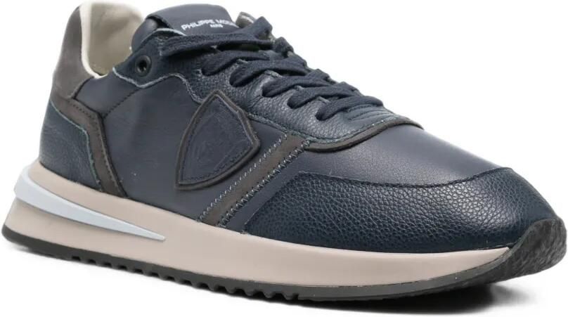 Philippe Model Paris Tropez sneakers met vlakken Blauw - Foto 3