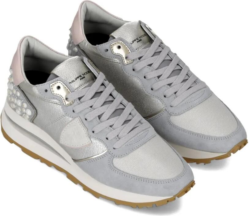 Philippe Model Paris Tropez sneakers Zilver - Foto 3