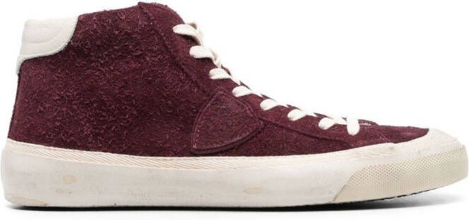 Philippe Model Paris Plaisir high-top sneakers Rood