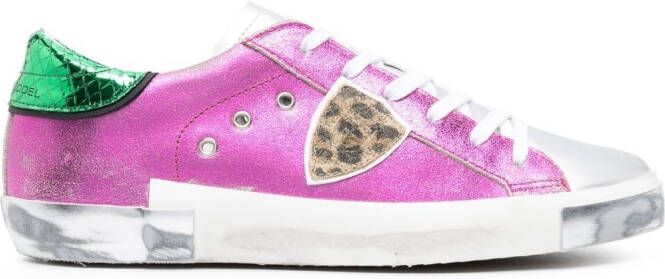 Philippe Model Paris PRSX sneakers met colourblocking Roze