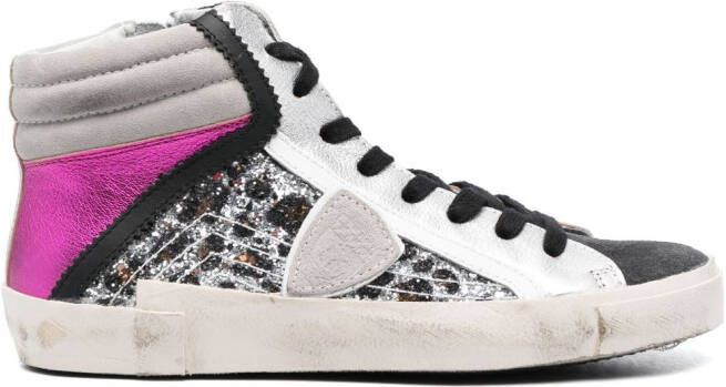 Philippe Model Paris PRSX high-top sneakers Grijs