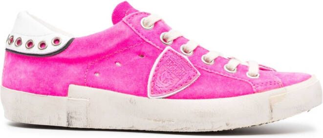 Philippe Model Paris PRSX low-top sneakers Roze