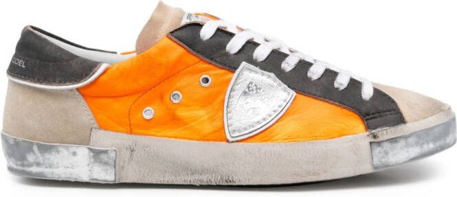 Philippe Model Paris Prsx sneakers met gerafeld effect Oranje