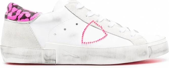 Philippe Model Paris Sneakers met logo Wit