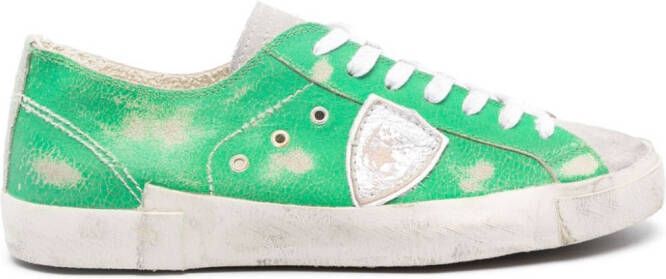 Philippe Model Paris sneakers met logopatch Groen