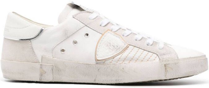 Philippe Model Paris sneakers met logopatch Wit