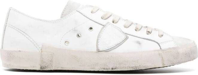 Philippe Model Paris sneakers met logopatch Wit