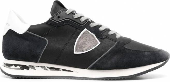 Philippe Model Paris Sneakers met logopatch Zwart