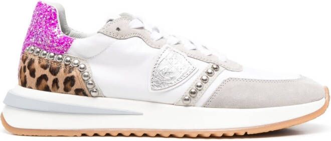 Philippe Model Paris Sneakers met vlakken Wit