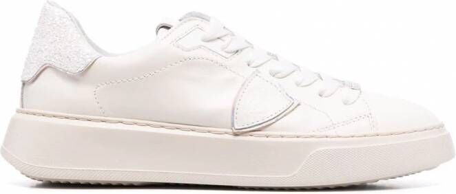 Philippe Model Paris Temple low-top sneakers Wit