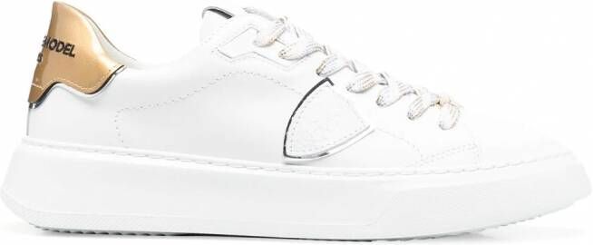 Philippe Model Paris Temple low-top sneakers Wit