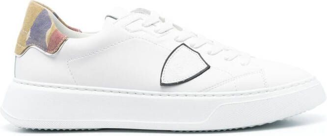 Philippe Model Paris Temple low-top sneakers Wit