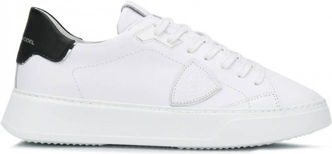 Philippe Model Paris Temple low-top sneakers Wit