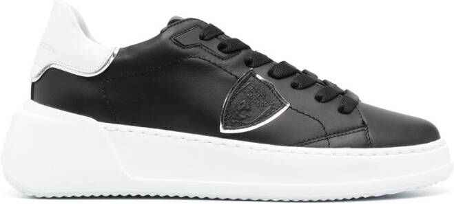 Philippe Model Paris Temple low-top sneakers Zwart