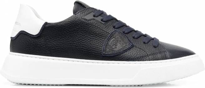 Philippe Model Paris Temple Veau low-top sneakers Blauw