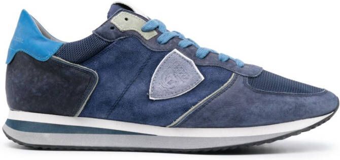 Philippe Model Paris TRPX suède sneakers Blauw