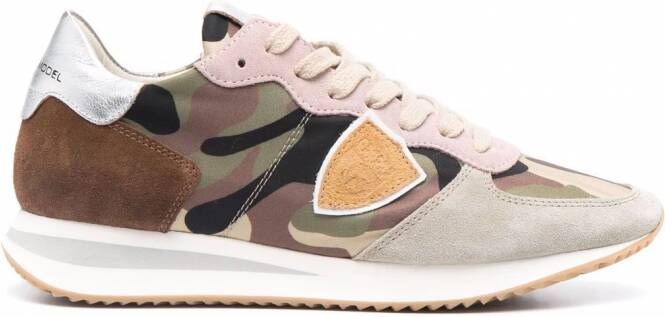 Philippe Model Paris TRPX sneakers met camouflageprint Groen