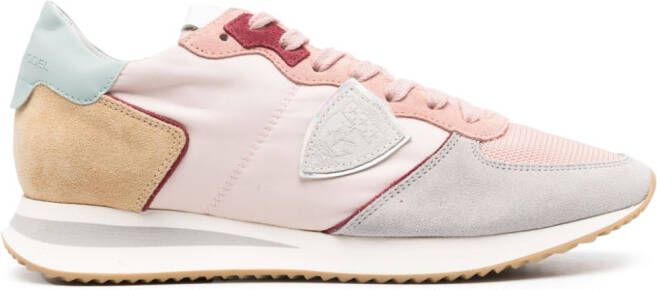 Philippe Model Paris TRPX suède sneakers Roze