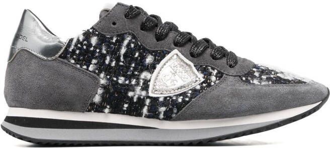 Philippe Model Paris Tweed sneakers Grijs