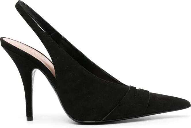 Philosophy Di Lorenzo Serafini 110mm suède slingback pumps Zwart
