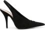 Philosophy Di Lorenzo Serafini 110mm suede slingback pumps Zwart - Thumbnail 1