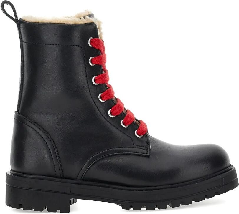 Philosophy Di Lorenzo Serafini Kids Lace-up lammy veterlaarzen Zwart