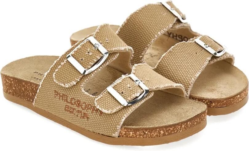Philosophy Di Lorenzo Serafini Kids Sandalen met gesp Beige