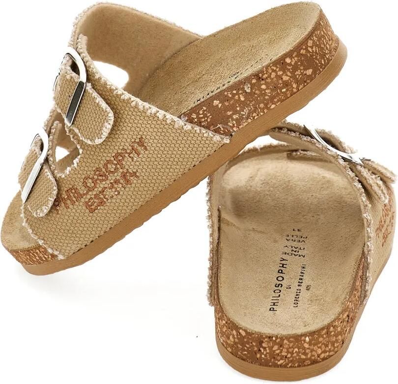 Philosophy Di Lorenzo Serafini Kids Sandalen met gesp Beige - Foto 3
