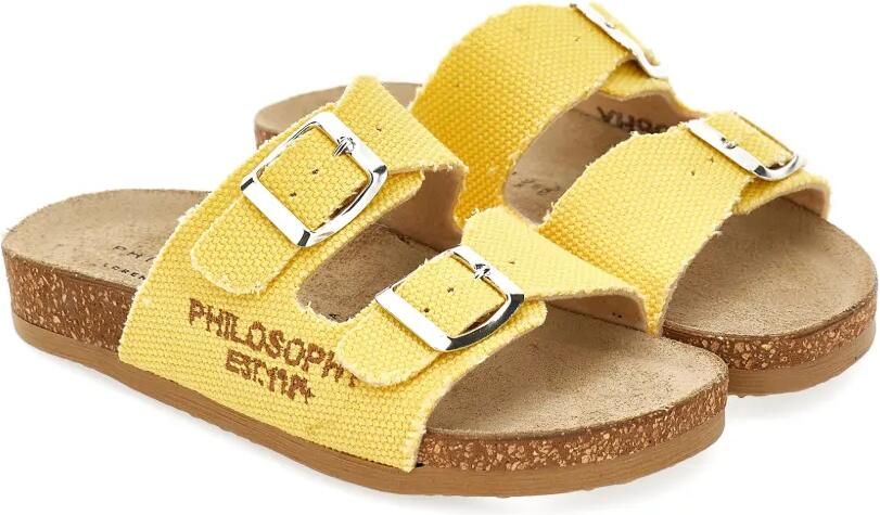 Philosophy Di Lorenzo Serafini Kids Sandalen met gesp Geel