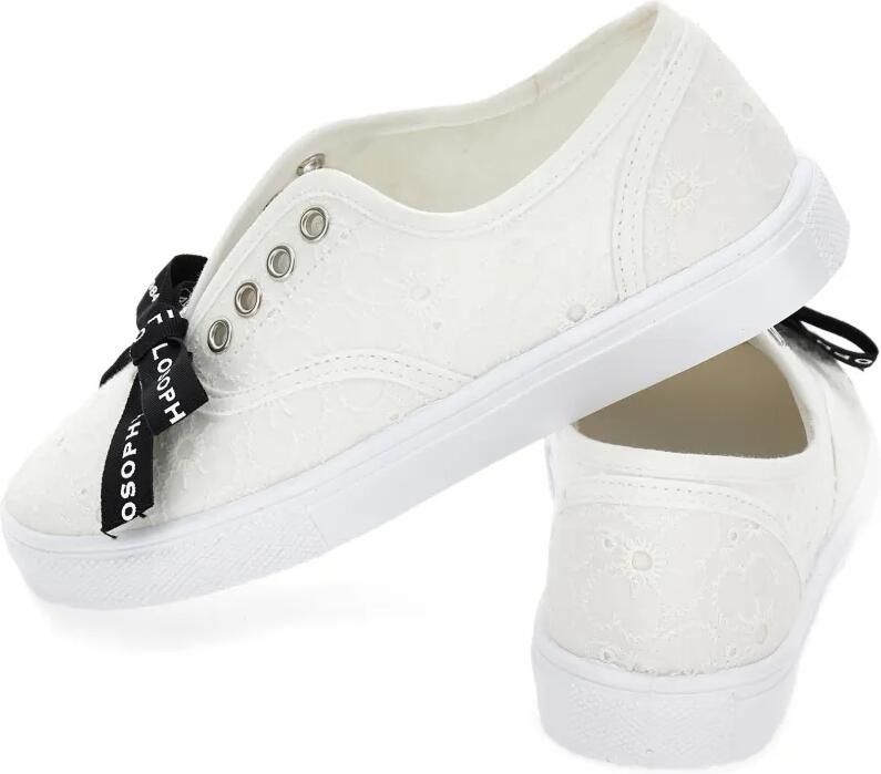 Philosophy Di Lorenzo Serafini Kids Sneakers verfraaid met strik Wit - Foto 3