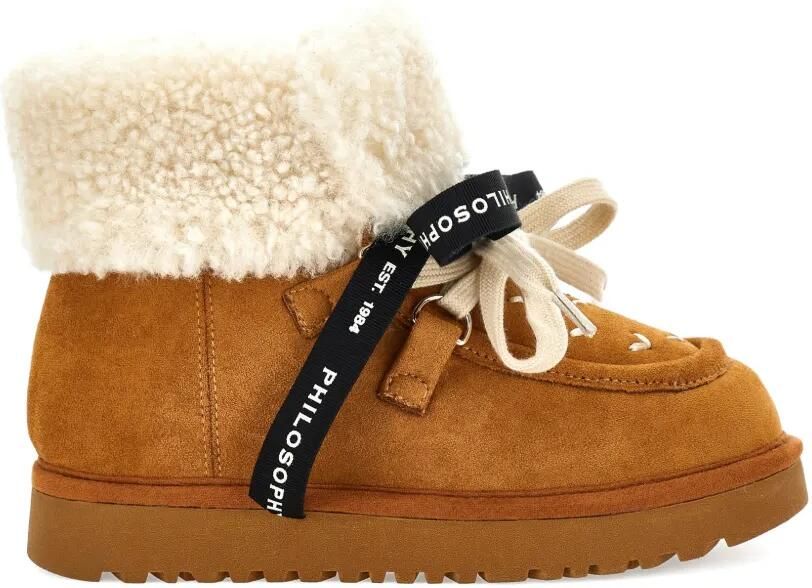 Philosophy Di Lorenzo Serafini Kids Veterlaarzen met lammy afwerking Bruin - Foto 4