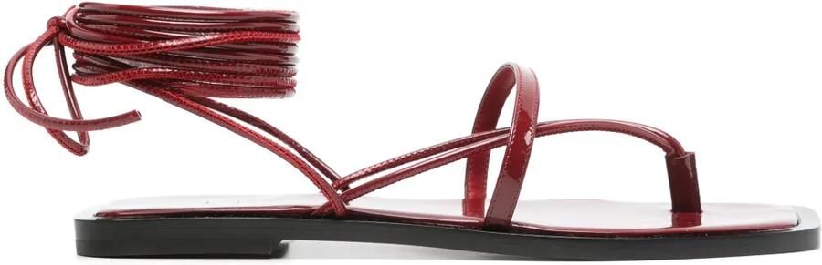 Philosophy Di Lorenzo Serafini Lakleren sandalen Rood